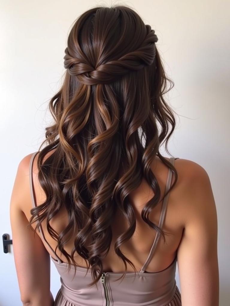 slicked back curly hairstyles