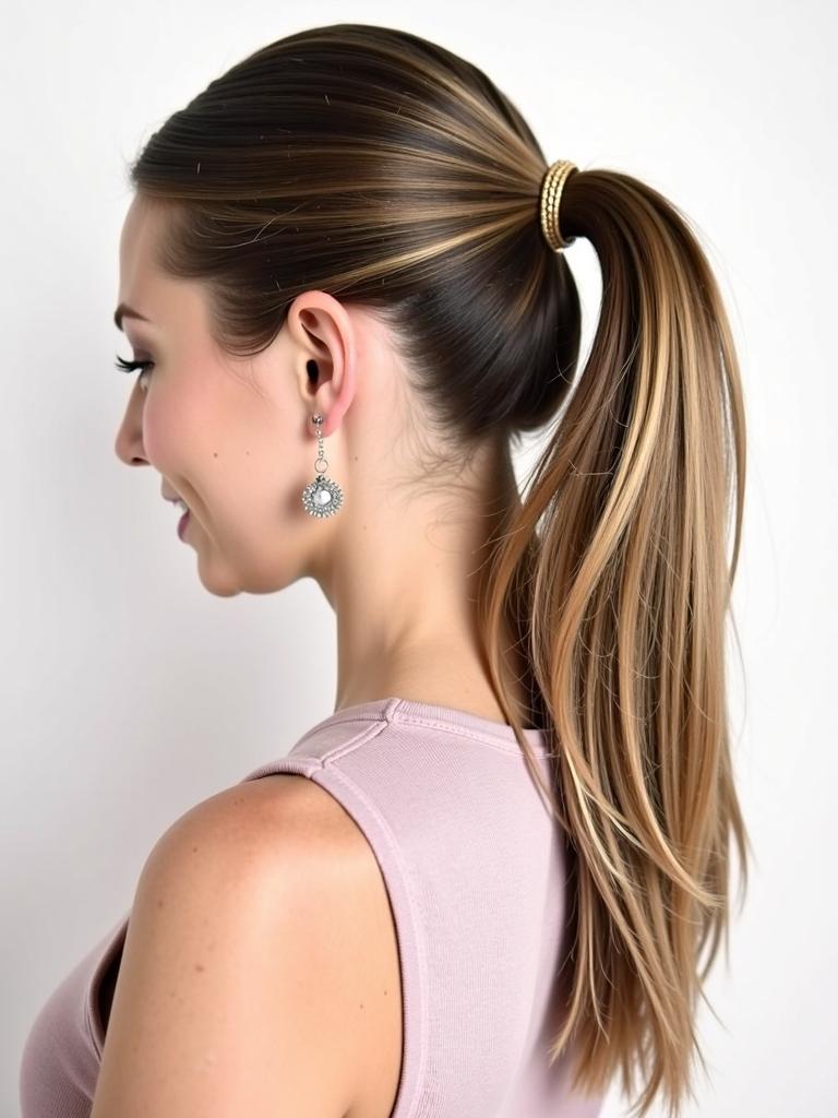 spring ponytail hairstyles