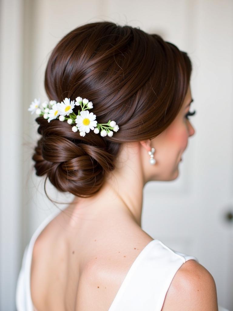 spring wedding hairstyles bride updo