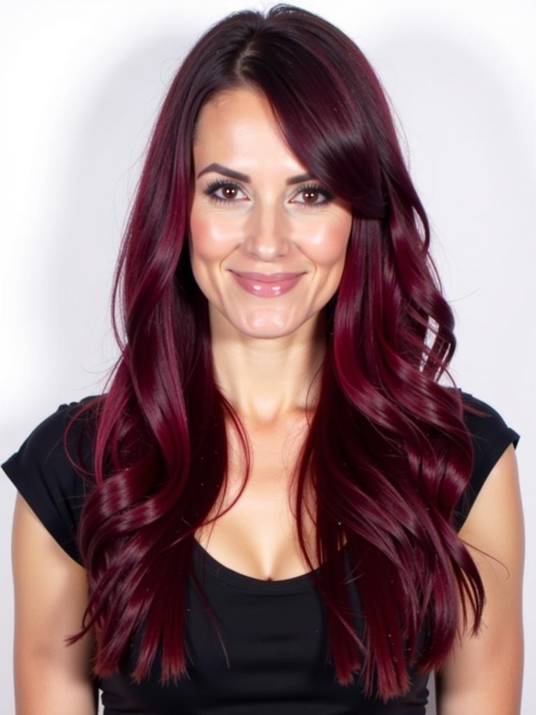 burgundy hair color ideas for brunettes