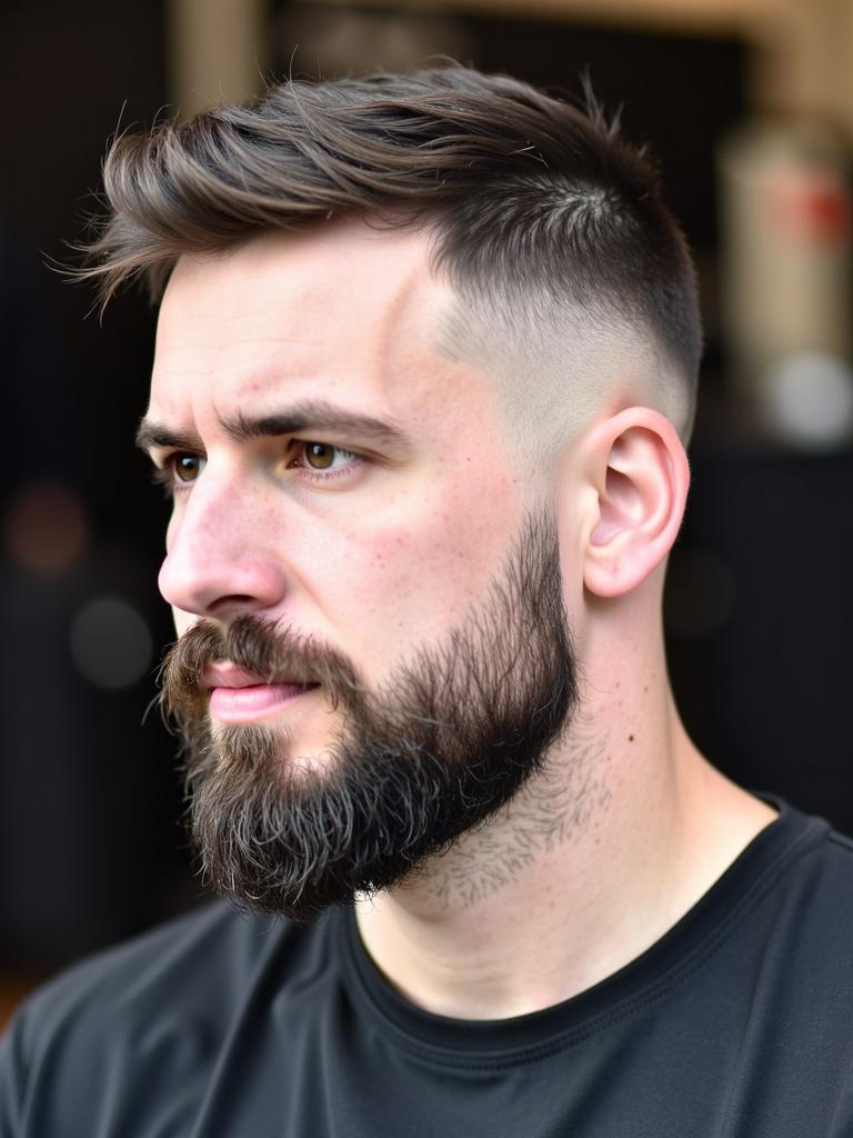 messy french crop men haircuts