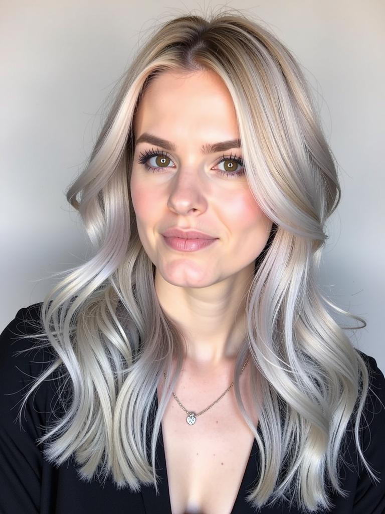 blonde and silver hair color ideas