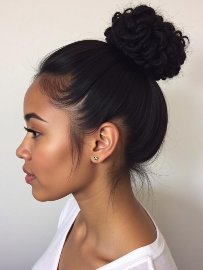 marley updo hairstyles faux bun