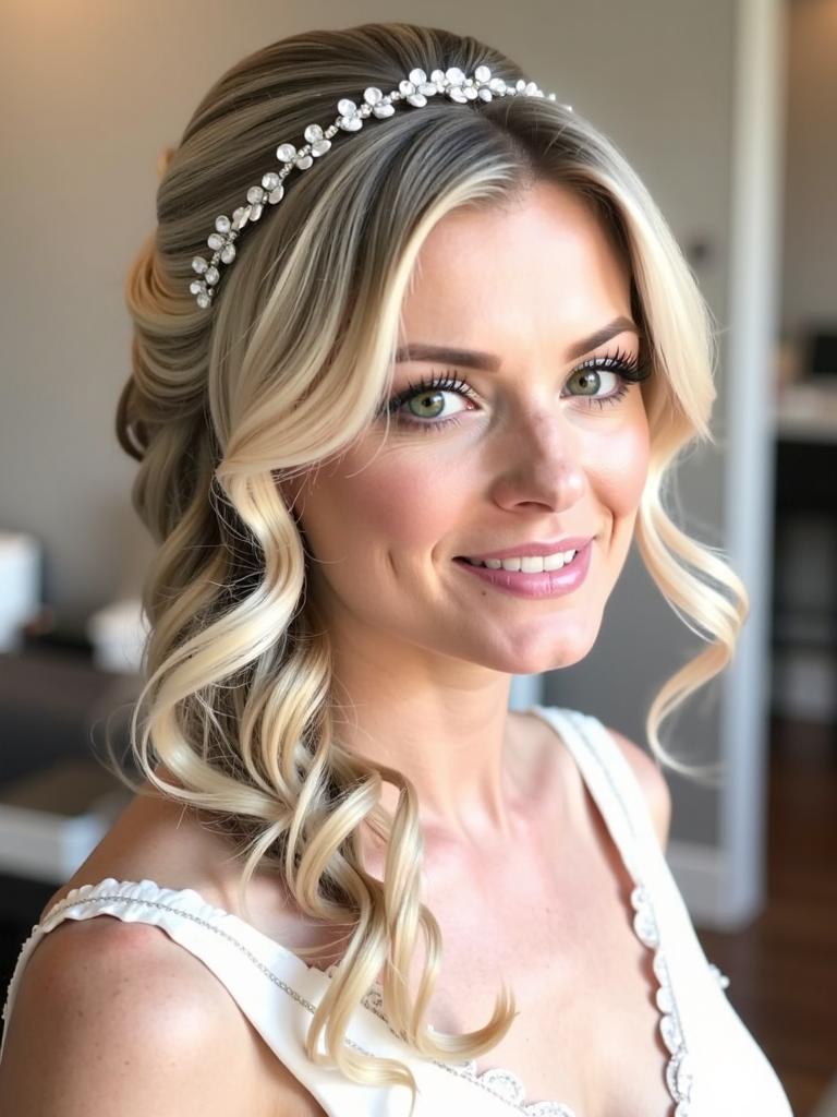 spring wedding hairstyles bridesmaid