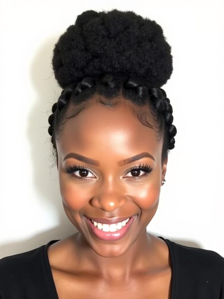 marley updo hairstyles faux bun