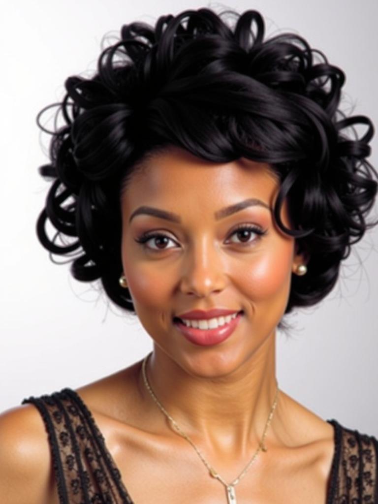 short wavy hairstyles for black women