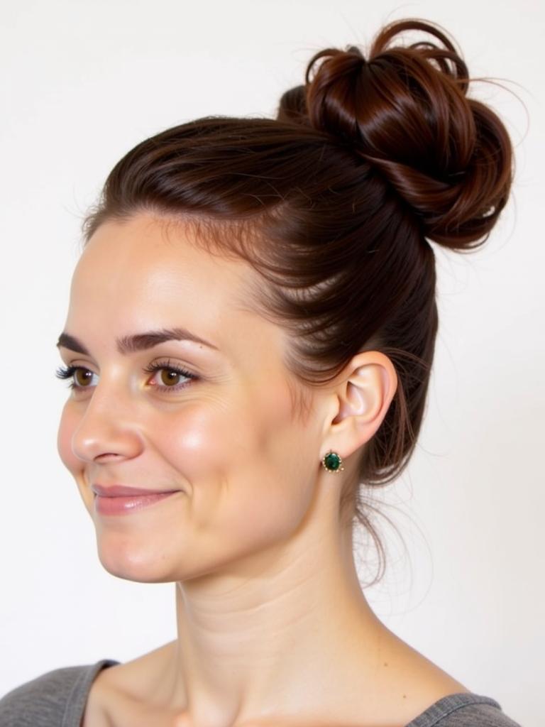 apostolic hairstyles easy bun