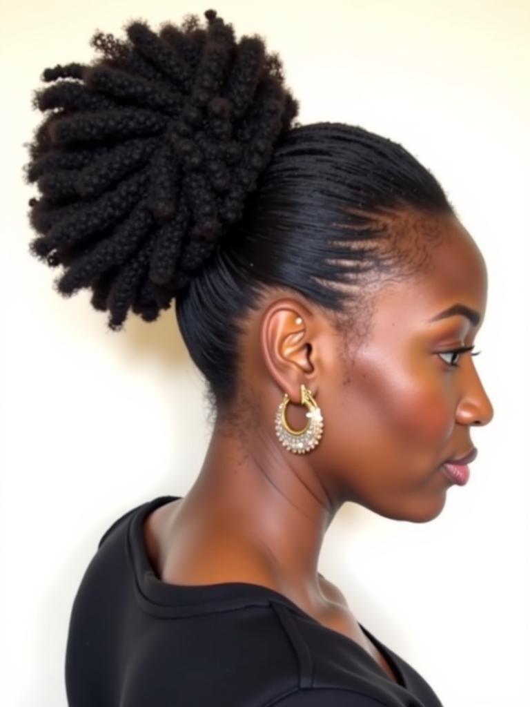 marley twist updo hairstyles