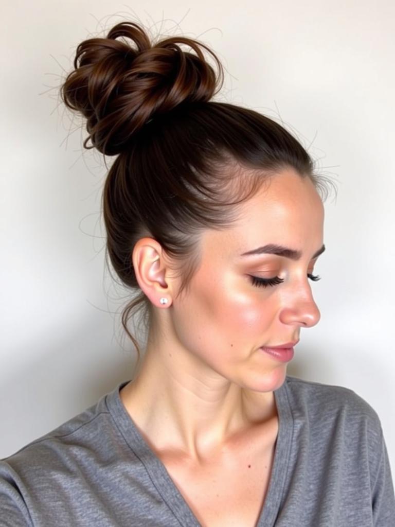 marley updo hairstyles faux bun