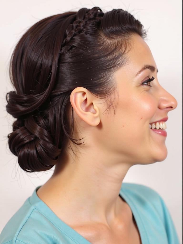 fast short hairstyles easy updo