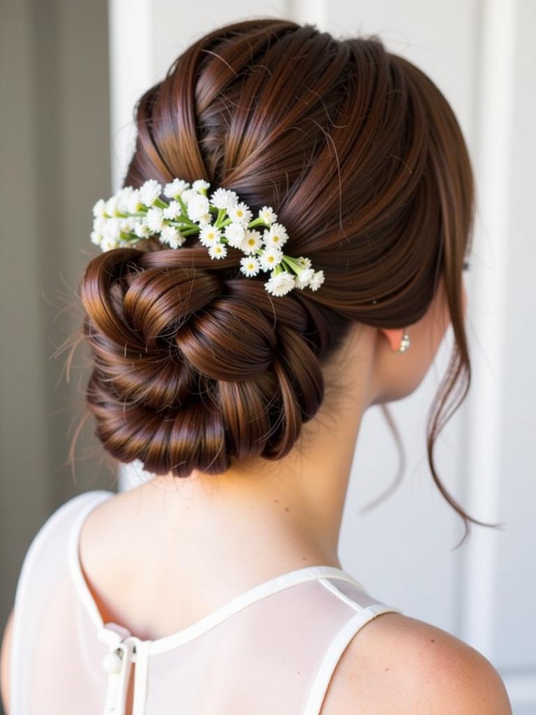 spring wedding hairstyles bridesmaid