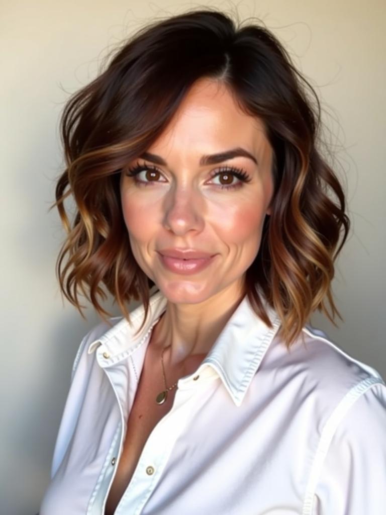 short wavy hairstyles for women