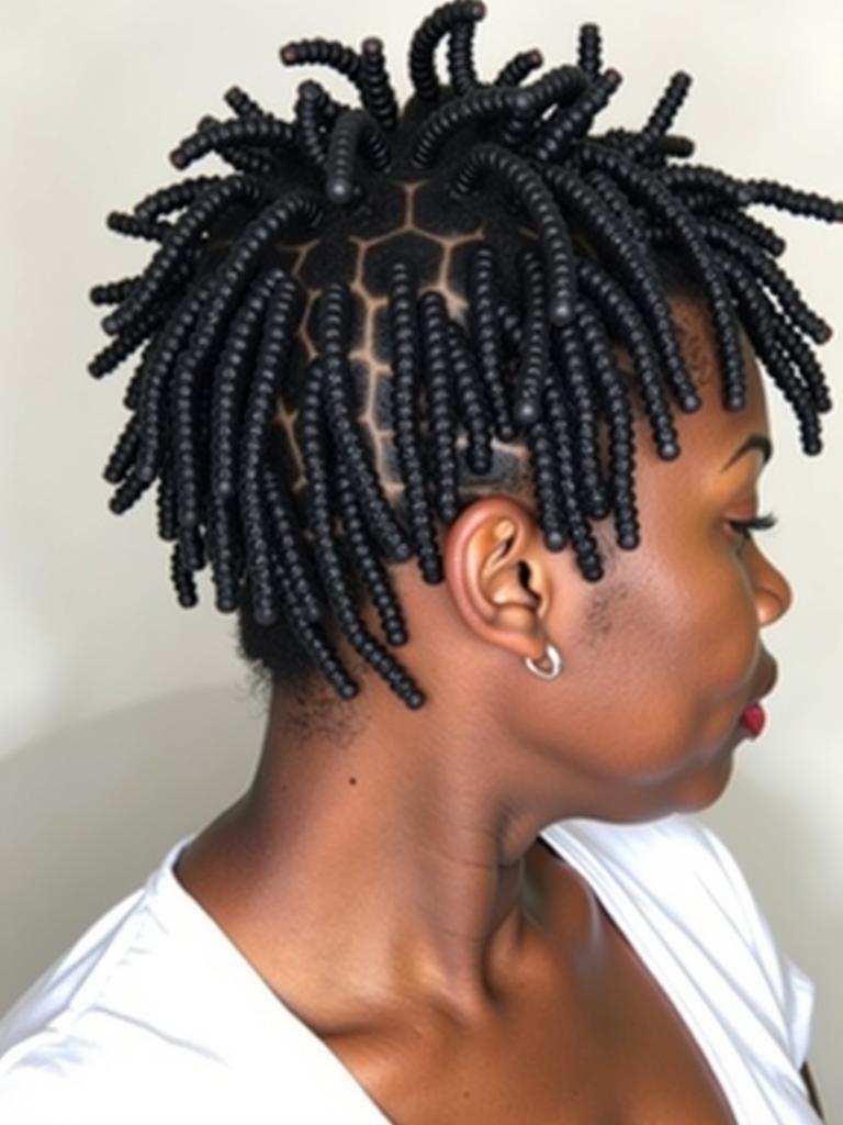 short dreadlock hairstyles for ladies