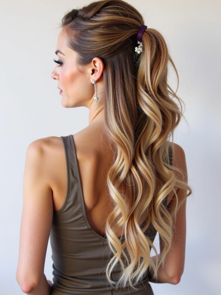 hairstyles for long hair dance