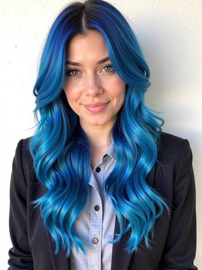 blue hair color ideas for blondes