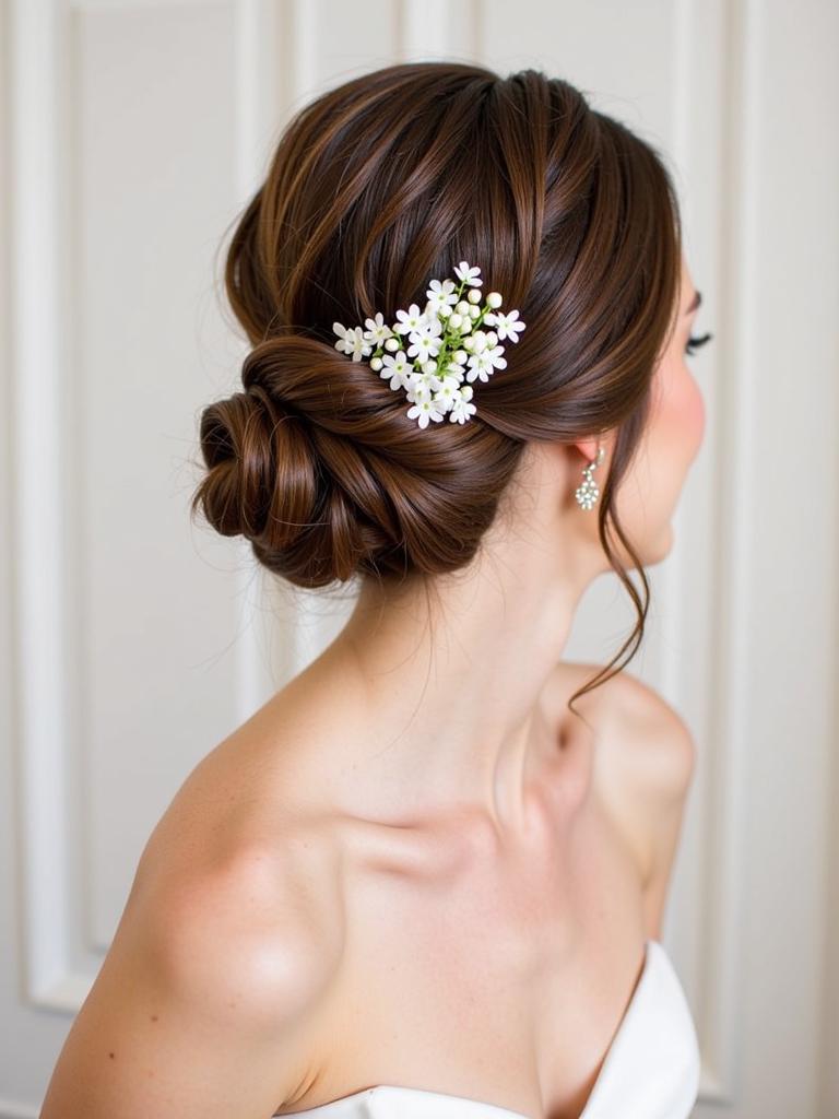 spring wedding hairstyles bride updo