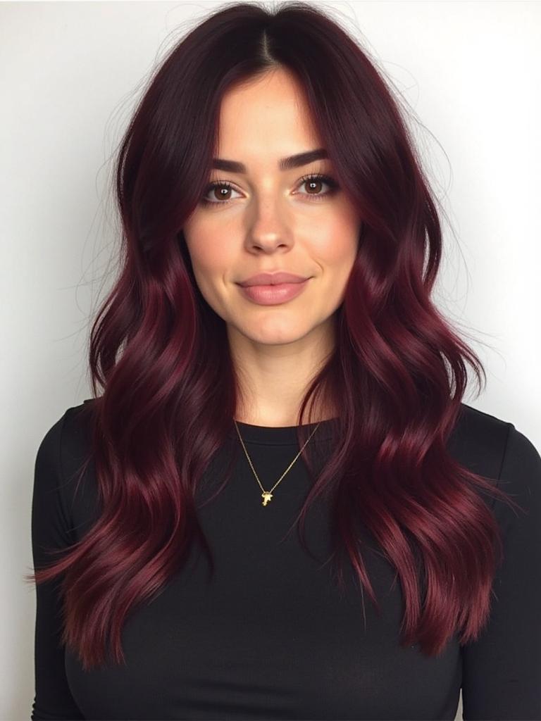 burgundy hair color ideas for brunettes