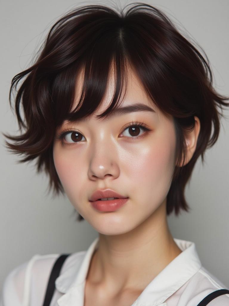 boycut hairstyles for women korean