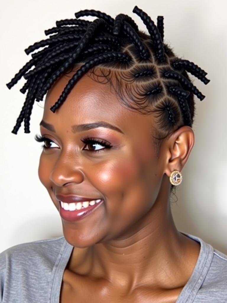 short dreadlock hairstyles for ladies