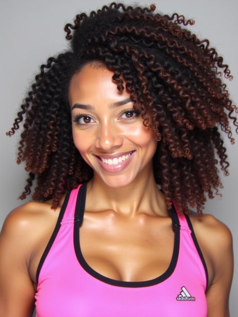 athletic hairstyles for sports curly hair