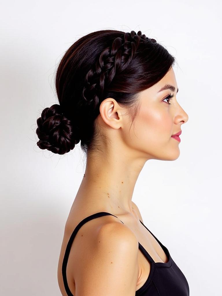 marley braid updo hairstyles