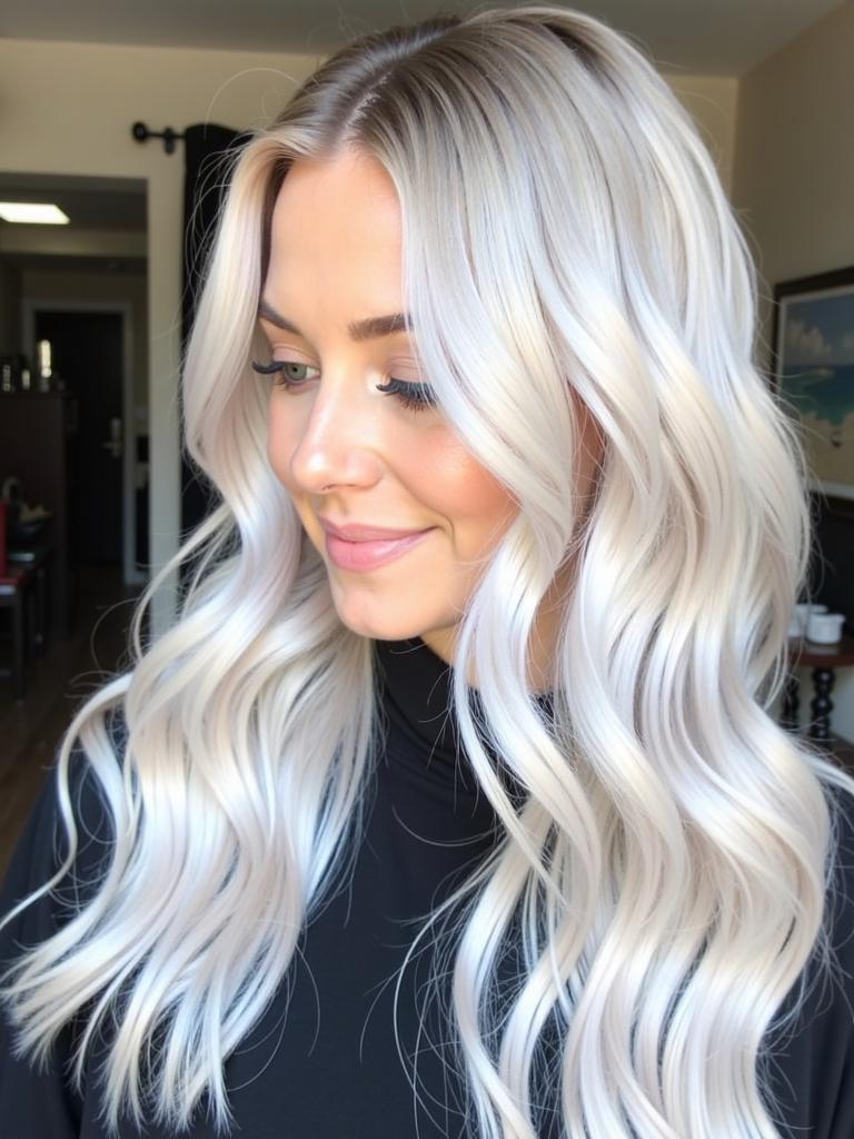 silver hair color ideas platinum blonde