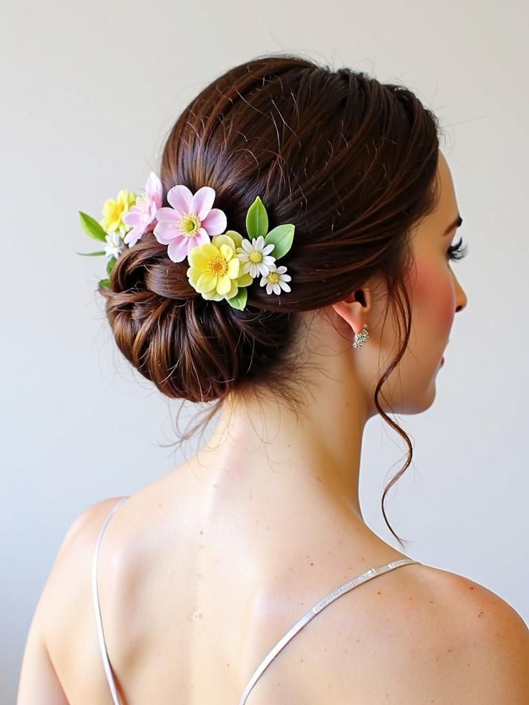 spring wedding hairstyles bride updo