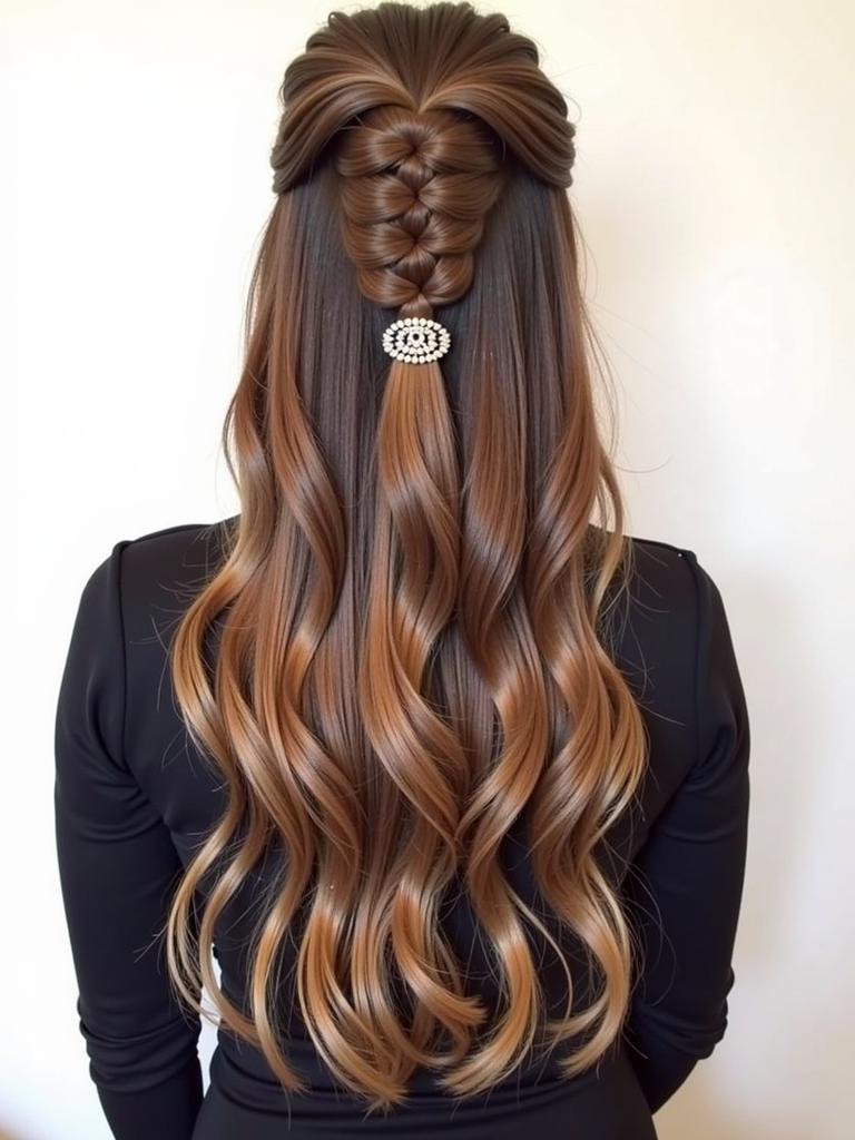 winter dance hairstyles long hair