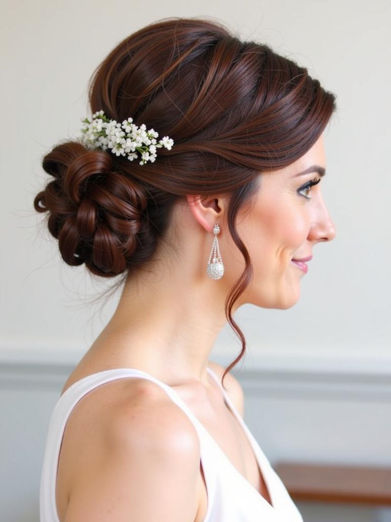 spring wedding hairstyles bride updo