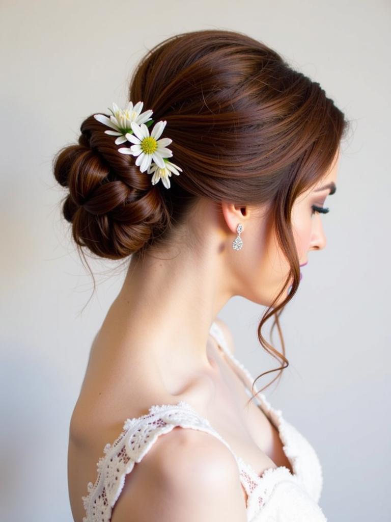 spring wedding hairstyles bride