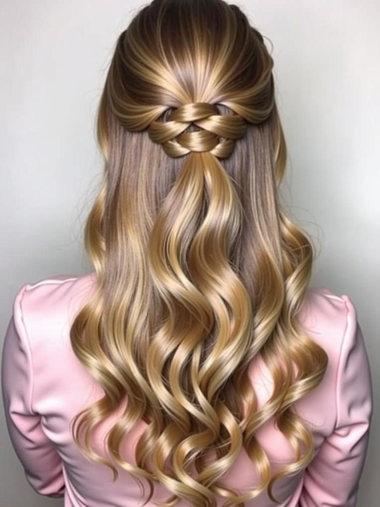 homecoming dance hairstyles for long hair simple