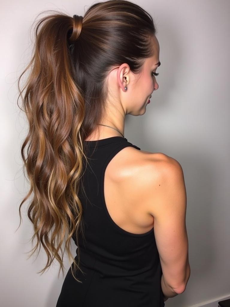 dance hairstyles down long hair