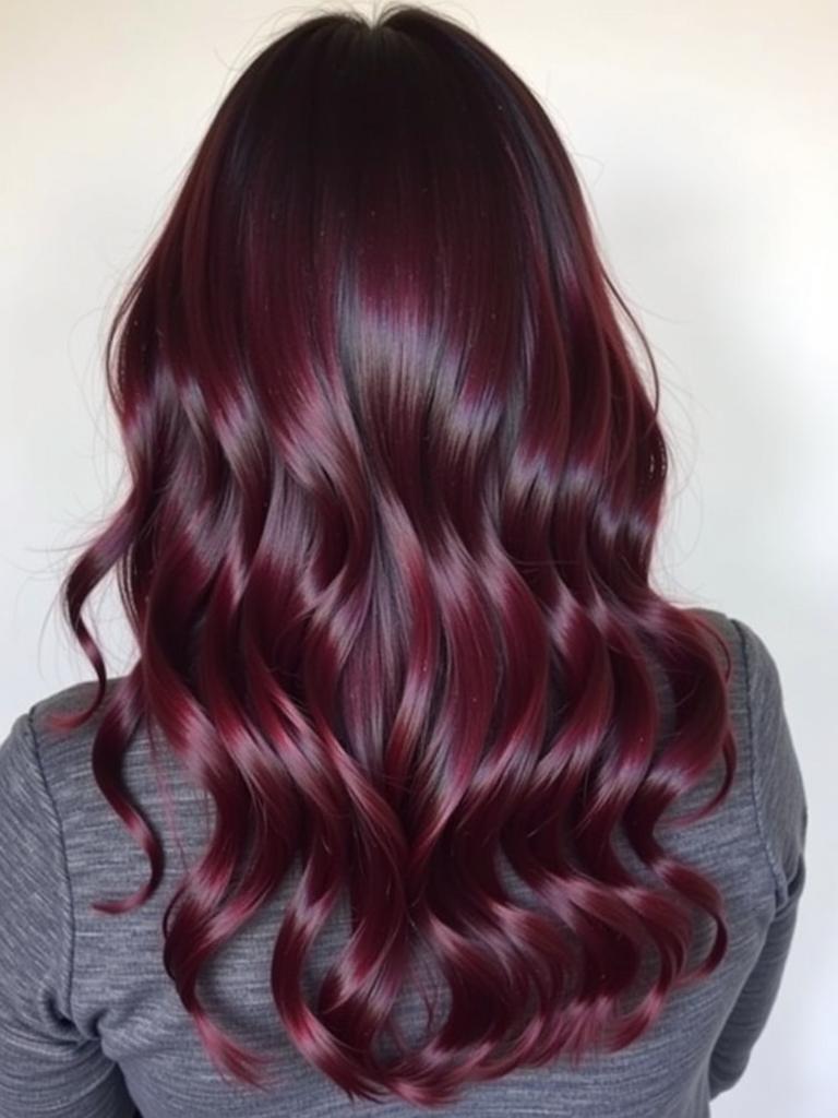 burgundy hair color ideas for brunettes