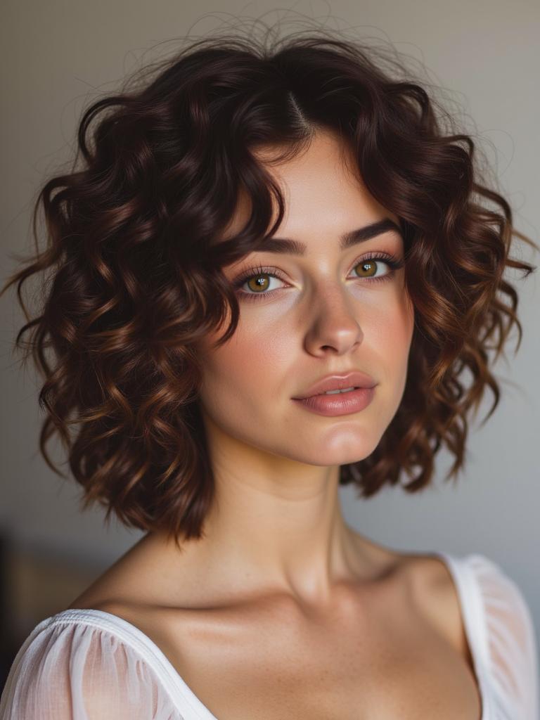 slicked back hairstyles women curly