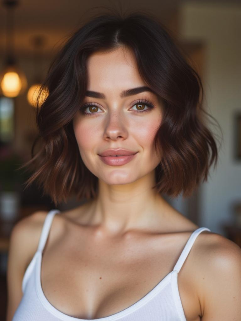 short wavy hairstyles for women